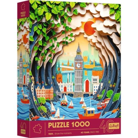 Puzzle 1000 elementów 40-lecie Paper Art Londyn Puzzle 1000 elementów 40-lecie Paper Art Londyn