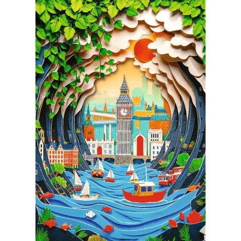 Puzzle 1000 elementów 40-lecie Paper Art Londyn Puzzle 1000 elementów 40-lecie Paper Art Londyn