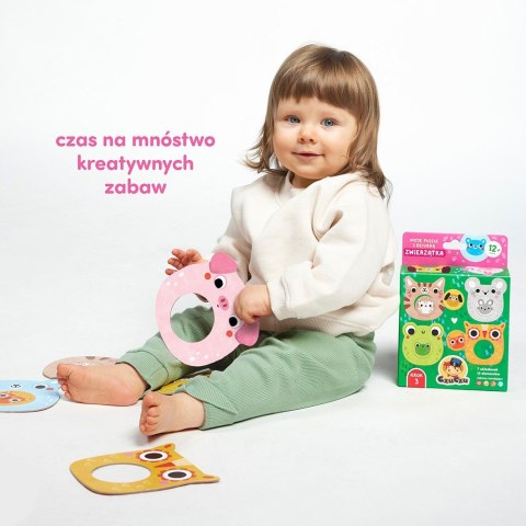 Układanka Moje puzzle z dziurką - Zwierzątka Układanka Moje puzzle z dziurką - Zwierzątka