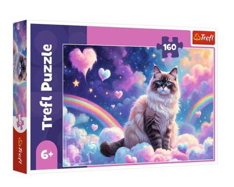 Puzzle 160 elementów Domowy kotek Puzzle 160 elementów Domowy kotek