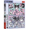 Puzzle 2x200 elementów Kuromi psoty Hello Kitty