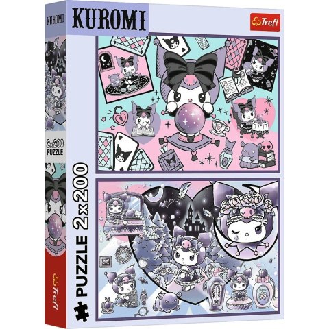 Puzzle 2x200 elementów Kuromi psoty Hello Kitty Puzzle 2x200 elementów Kuromi psoty Hello Kitty