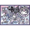 Puzzle 2x200 elementów Kuromi psoty Hello Kitty