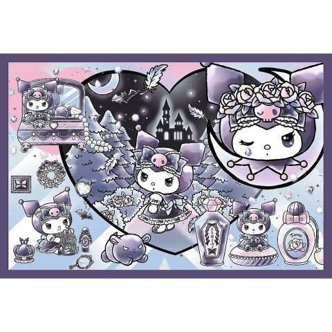 Puzzle 2x200 elementów Kuromi psoty Hello Kitty Puzzle 2x200 elementów Kuromi psoty Hello Kitty