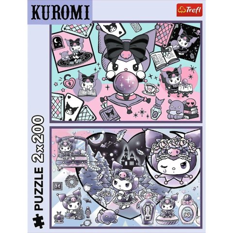 Puzzle 2x200 elementów Kuromi psoty Hello Kitty Puzzle 2x200 elementów Kuromi psoty Hello Kitty