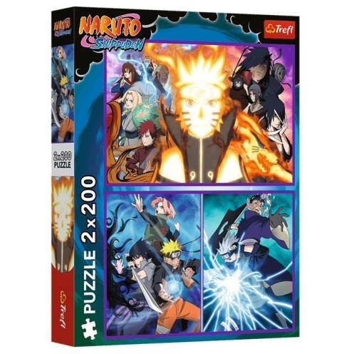 Puzzle 2x200 elementów Naruto Ninja z Wioski Ukrytego Liścia Puzzle 2x200 elementów Naruto Ninja z Wioski Ukrytego Liścia