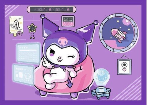 Puzzle 4w1 Dzień Kuromi Hello Kitty Puzzle 4w1 Dzień Kuromi Hello Kitty