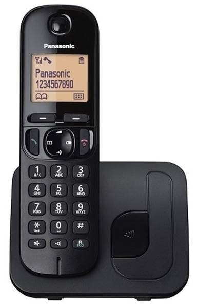 Telefon bezprzewodowy KX-TGC210 dect czarny Telefon bezprzewodowy KX-TGC210 dect czarny
