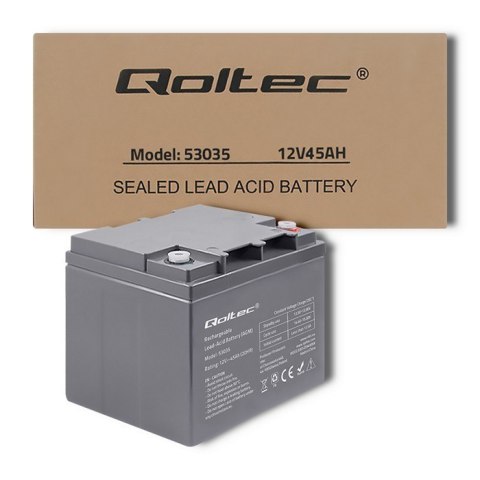 Akumulator AGM | 12V | 45Ah | max. 13.5A Akumulator AGM | 12V | 45Ah | max. 13.5A