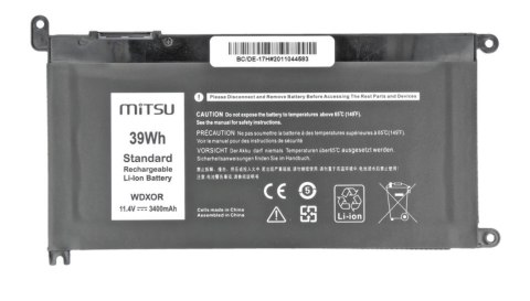 Bateria do Dell Vostro 14 (5468), Inspiron 15 (5568) 3400mAh (39 Wh) 11.4 Volt Bateria do Dell Vostro 14 (5468), Inspiron 15 (5568) 3400mAh (39 Wh) 11.4 Volt