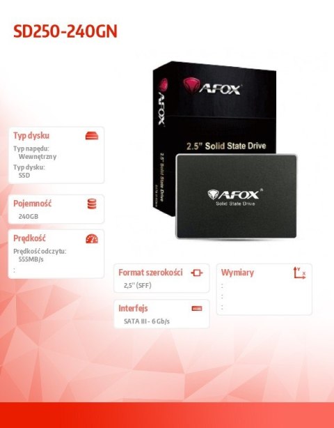 Dysk SSD - 240GB TLC 555 MB/s Dysk SSD - 240GB TLC 555 MB/s