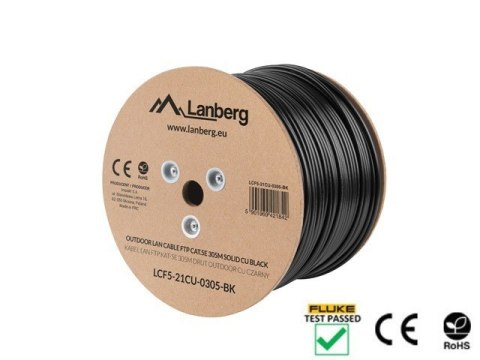 Kabel FTP Kat.5E CU 305 m drut outdoor Kabel FTP Kat.5E CU 305 m drut outdoor