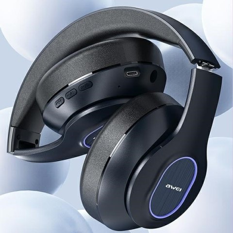 Słuchawki Bluetooth A100BL Nauszne Black Słuchawki Bluetooth A100BL Nauszne Black