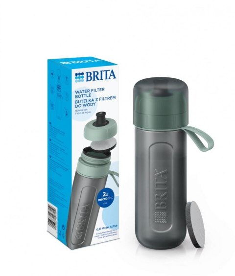 Butelka filtrująca Active + 2 MicroDisc pastelowa zieleń Butelka filtrująca Active + 2 MicroDisc pastelowa zieleń