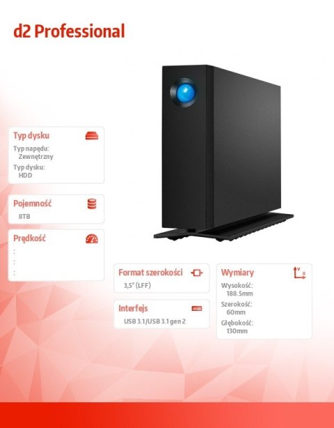 Dysk twardy d2 Professional 3,5 8TB Dysk twardy d2 Professional 3,5 8TB