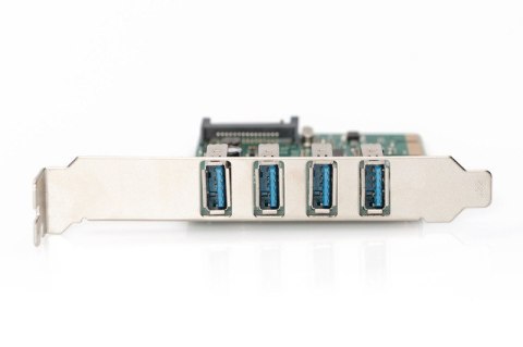 Karta rozszerzeń/Kontroler USB 3.0 PCI Express, 4xUSB 3.0, Chipset: VL805 Karta rozszerzeń/Kontroler USB 3.0 PCI Express, 4xUSB 3.0, Chipset: VL805