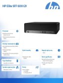 Komputer 600 G9 SFF i5-12500 512/16/W11P 6U4Q0EA