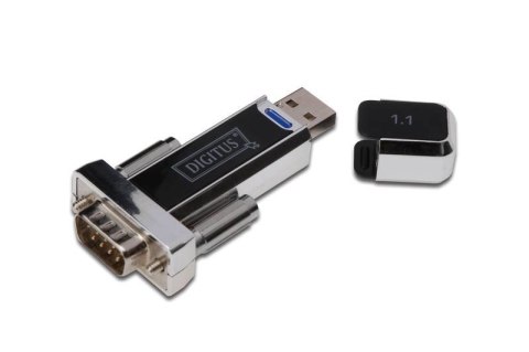Konwerter/Adapter USB 1.1 do RS232 (DB9) z kablem Typ USB A M/Ż 80cm Konwerter/Adapter USB 1.1 do RS232 (DB9) z kablem Typ USB A M/Ż 80cm