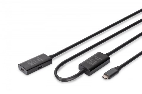 Kabel przedłużający aktywny USB-C - USB-C, USB 3.2 Gen1, 5Gbps, 10m Kabel przedłużający aktywny USB-C - USB-C, USB 3.2 Gen1, 5Gbps, 10m