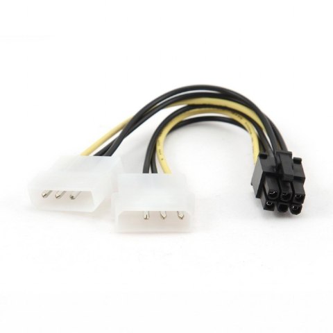 Kabel rozdzielacz zasilania 2xMOLEX/1x6PIN BTX Kabel rozdzielacz zasilania 2xMOLEX/1x6PIN BTX