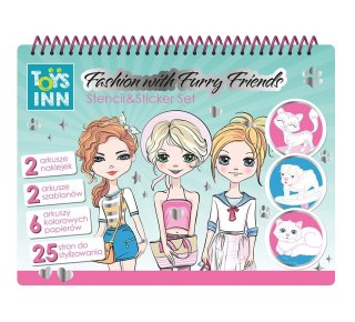 Naklejki Fashion Runway kolorowanka zwierzaki