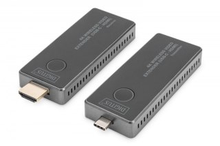 Przedłużacz/Extender USB-C - HDMI bezprzewodowy 30m UHD 4K30Hz audio (zestaw)