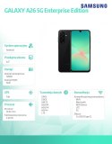 Smartfon GALAXY A26 5G 6/128 GB czarny Enterprise Edition
