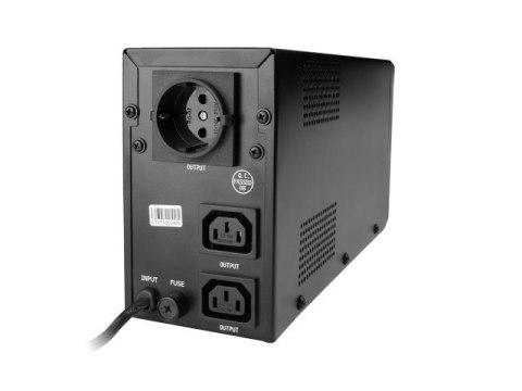 UPS LINE-INTERACTIVE 650VA 2X IEC, 1X SCHUKO 230V, LCD UPS LINE-INTERACTIVE 650VA 2X IEC, 1X SCHUKO 230V, LCD