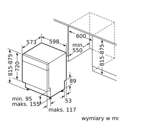 Zmywarka podblatowa SMU2HVS02E