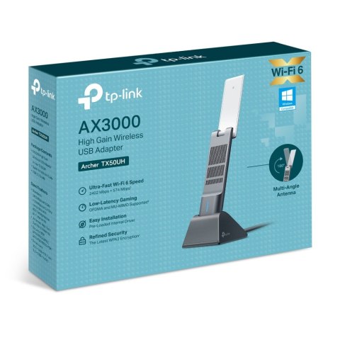 Karta sieciowa Archer TX50UH USB Adapter AX3000 Karta sieciowa Archer TX50UH USB Adapter AX3000