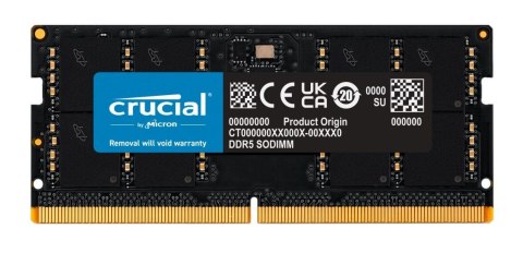 Pamięć DDR5 SODIMM 32GB/4800 CL40 (16Gbit) Pamięć DDR5 SODIMM 32GB/4800 CL40 (16Gbit)