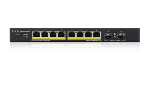 Przełącznik GS1900-10HP v2 8port L2 PoE 2xSFP 70W 802.3at Przełącznik GS1900-10HP v2 8port L2 PoE 2xSFP 70W 802.3at