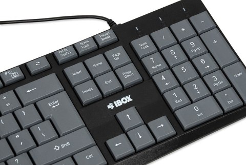 Klawiatura ERIS Grey USB Klawiatura ERIS Grey USB