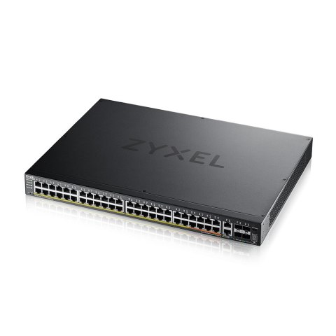 Przełącznik zarządzalny XGS2220-54HP-EU0101F L3 600W PoE, 40xPoE+/10xPoE++, 48x1G RJ45 2x10mG RJ45, 4x10G SFP+ Przełącznik zarządzalny XGS2220-54HP-EU0101F L3 600W PoE, 40xPoE+/10xPoE++, 48x1G RJ45 2x10mG RJ45, 4x10G SFP+