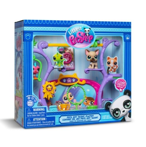 Littlest Pet Shop Zestaw Zwierzaki mają talent + 2 figurki Littlest Pet Shop Zestaw Zwierzaki mają talent + 2 figurki