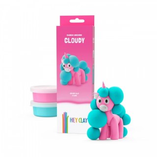 Masa plastyczna Hey Clay Jednorożce 3 pak, Cloudy
