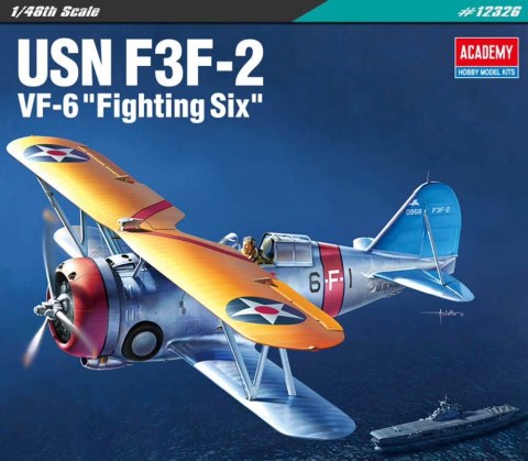 Model plastikowy US Navy Fighter F3F-2 1/48 Model plastikowy US Navy Fighter F3F-2 1/48