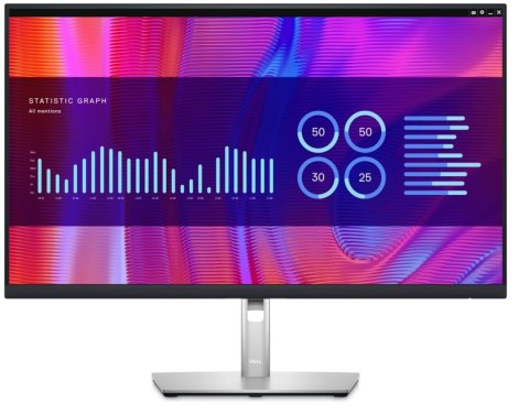 Monitor P2723DE 27 cali IPS LED QHD (2560x1440)/16:9/HDMI/DP/USB-C/4xUSB 3.2/RJ45/3Y AES&PPG Monitor P2723DE 27 cali IPS LED QHD (2560x1440)/16:9/HDMI/DP/USB-C/4xUSB 3.2/RJ45/3Y AES&PPG