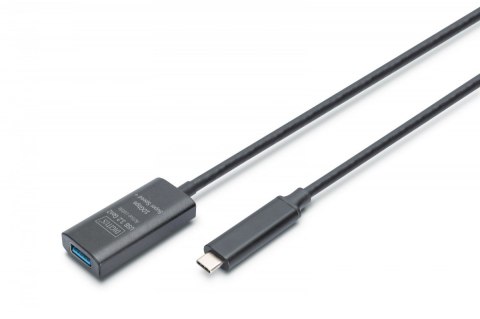 Kabel przedłużający aktywny USB-C - USB-A, USB 3.2 Gen2, 10Gbps, 5m Kabel przedłużający aktywny USB-C - USB-A, USB 3.2 Gen2, 10Gbps, 5m