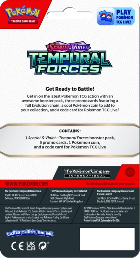 Karty Scarlet & Violet - Temporal Forces - Premium Checklane Blister - Togekiss