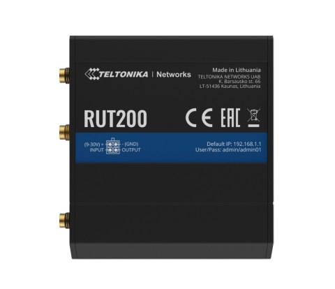 Router 4G/LTE RUT200 (Cat 4), 3G, 2G, WIFI, Ethernet Router 4G/LTE RUT200 (Cat 4), 3G, 2G, WIFI, Ethernet