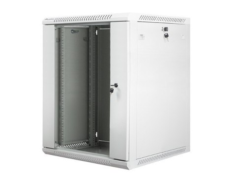 Szafa instalacyjna wisząca 19'' 15U 600X600mm szara (drzwi szklane) Szafa instalacyjna wisząca 19'' 15U 600X600mm szara (drzwi szklane)