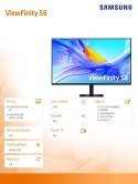 Monitor 37 cali LS37D800UAUXEN
