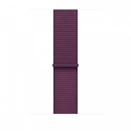 Opaska sportowa w kolorze dojrzałej śliwki do koperty 46 mm
