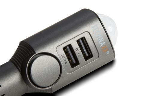 Alarm samochodowy z ładowarką USB 2 porty TX-100