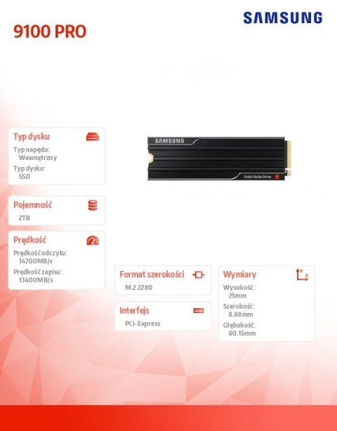 Dysk SSD SSD PRO Heatsink NVMe MZ-VAP2T0CW