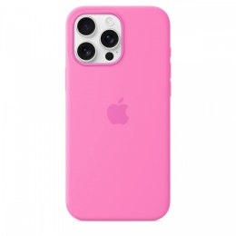 Etui silikonowe z MagSafe do iPhonea 16 Pro Max - piwonia