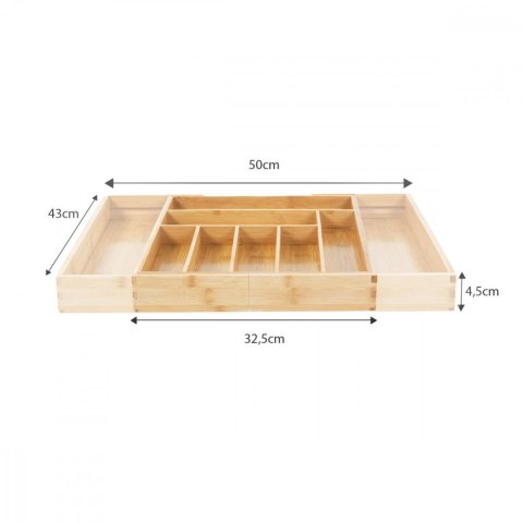 Organizer bambusowy rozsuwany GB379 Organizer bambusowy rozsuwany GB379