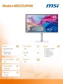 Monitor 27 cali Modern MD272UPHW LED/UHD/Flat/60Hz/biały