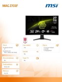 Monitor MAG 27C6F 27 cali/LED/FHD/Curv/180Hz/Black